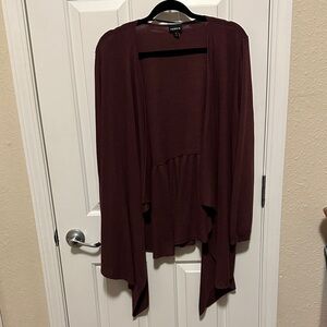 Torrid Deep Burgundy Women's Cardigan